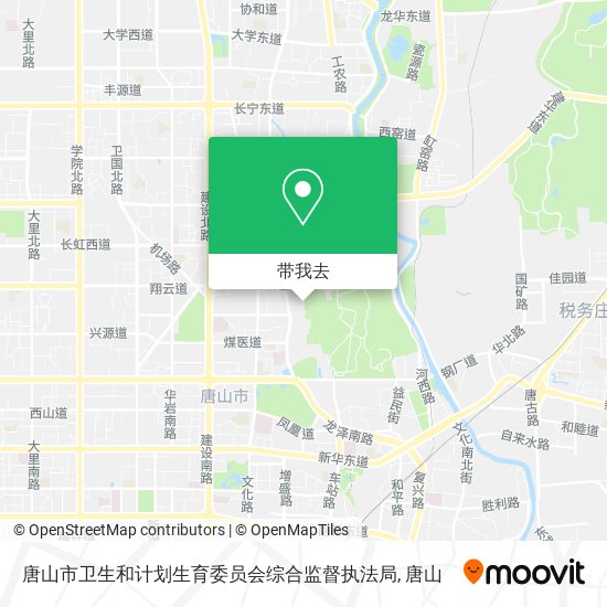唐山市卫生和计划生育委员会综合监督执法局地图
