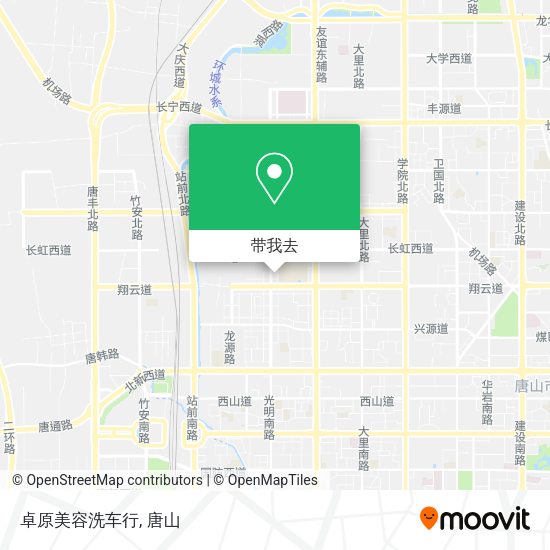 卓原美容洗车行地图