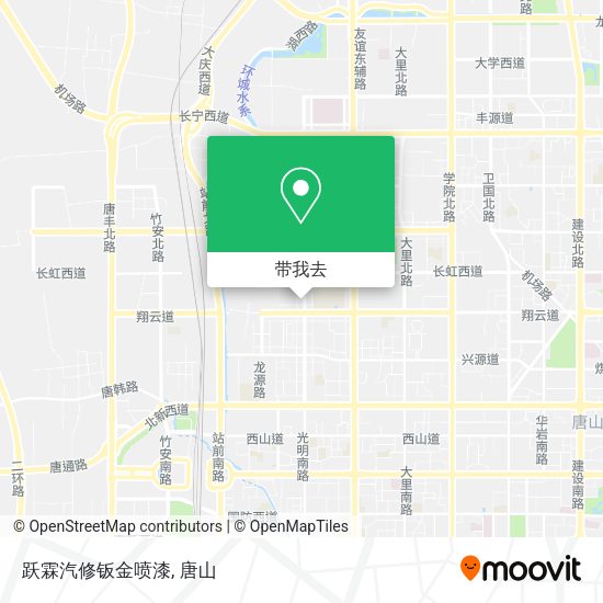跃霖汽修钣金喷漆地图