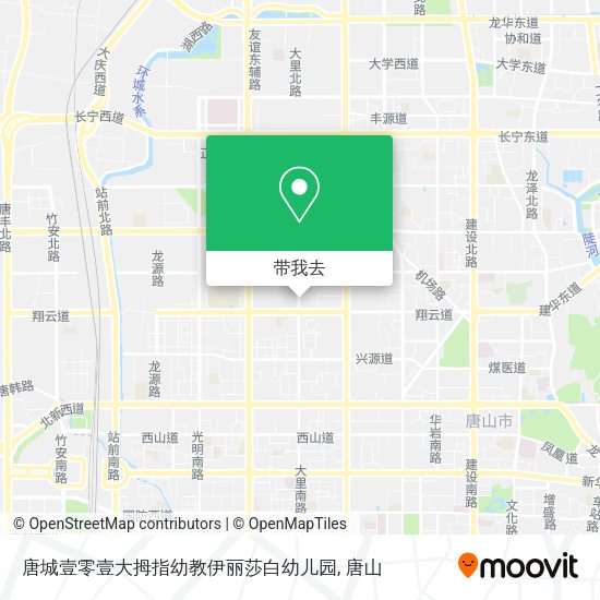 唐城壹零壹大拇指幼教伊丽莎白幼儿园地图