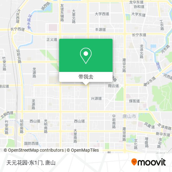 天元花园-东1门地图