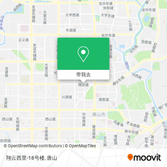 翔云西里-18号楼地图