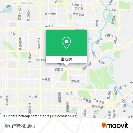 唐山市政楼地图