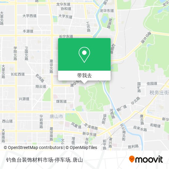 钓鱼台装饰材料市场-停车场地图