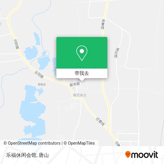 乐福休闲会馆地图