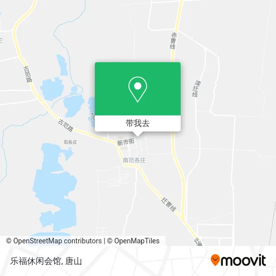 乐福休闲会馆地图