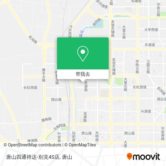 唐山四通祥达-别克4S店地图