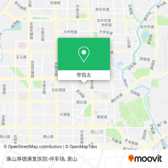 康山厚德康复医院-停车场地图