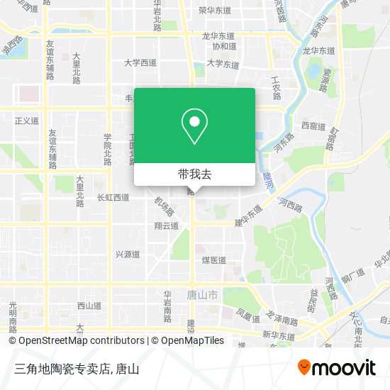 三角地陶瓷专卖店地图
