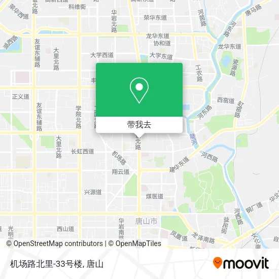 机场路北里-33号楼地图