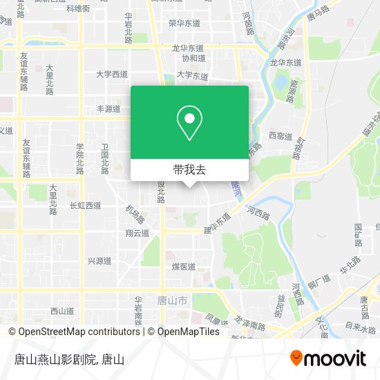 唐山燕山影剧院地图