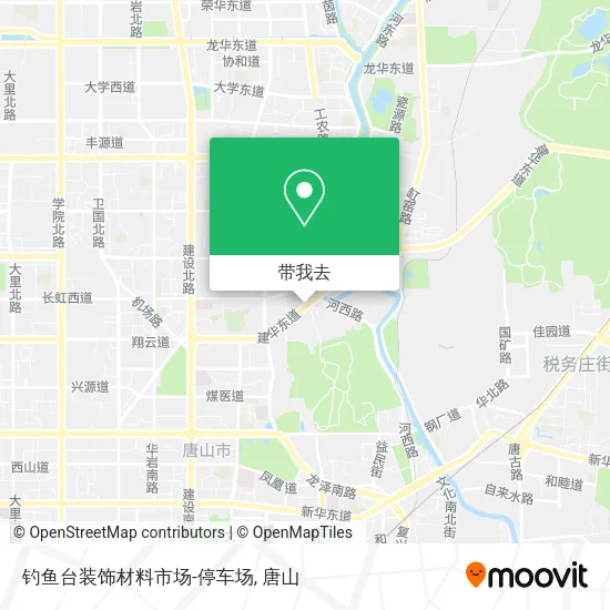 钓鱼台装饰材料市场-停车场地图