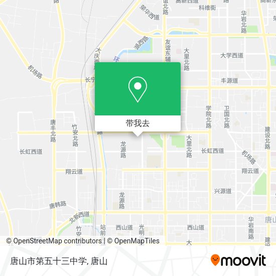 唐山市第五十三中学地图