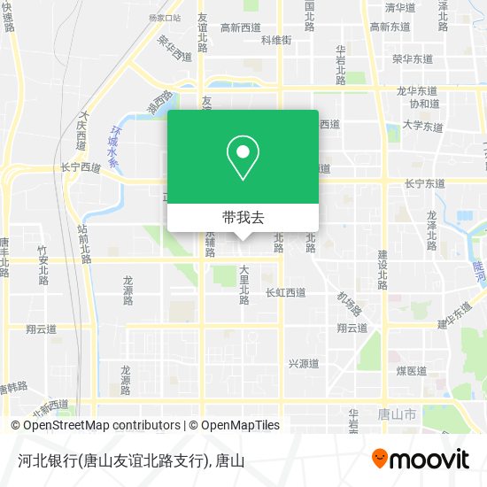 河北银行(唐山友谊北路支行)地图