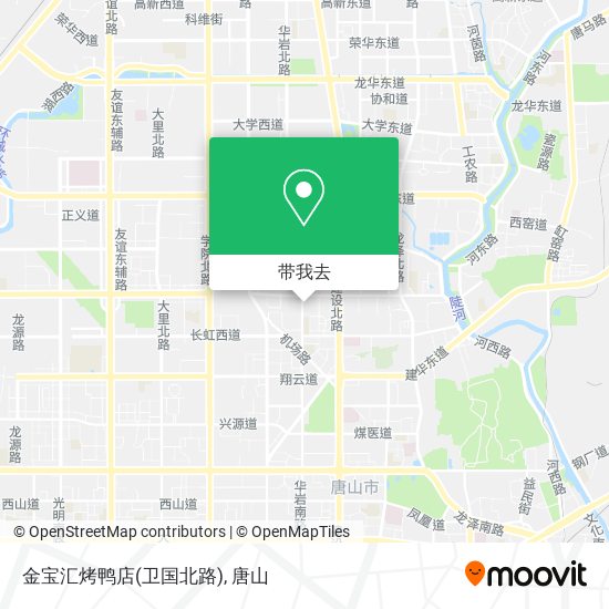 金宝汇烤鸭店(卫国北路)地图