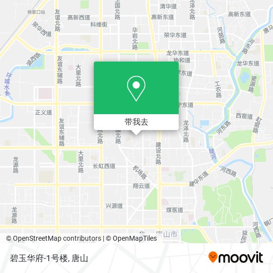 碧玉华府-1号楼地图