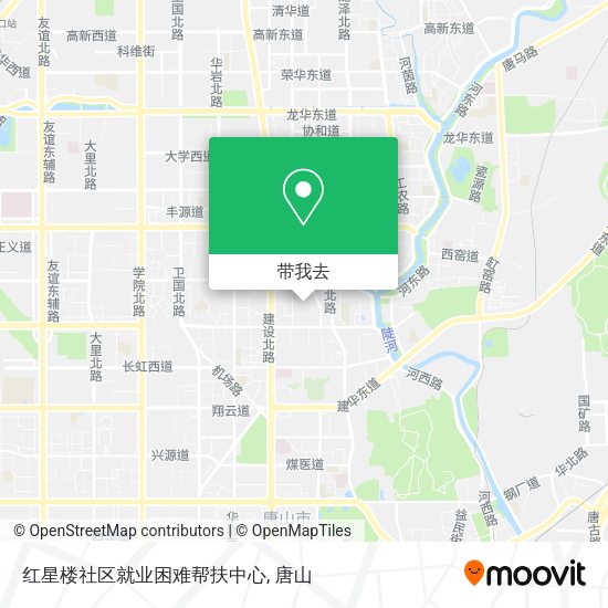 红星楼社区就业困难帮扶中心地图