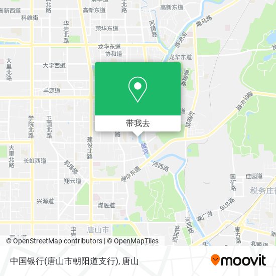 中国银行(唐山市朝阳道支行)地图