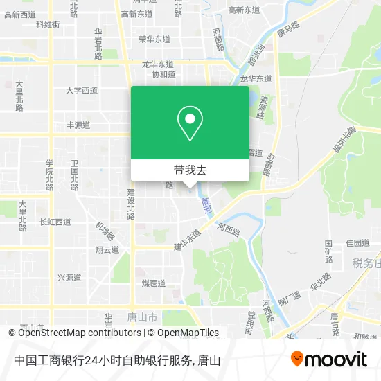 中国工商银行24小时自助银行服务地图