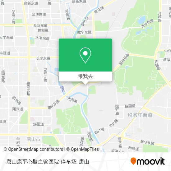 唐山康平心脑血管医院-停车场地图