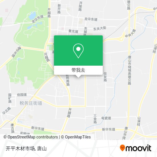 开平木材市场地图