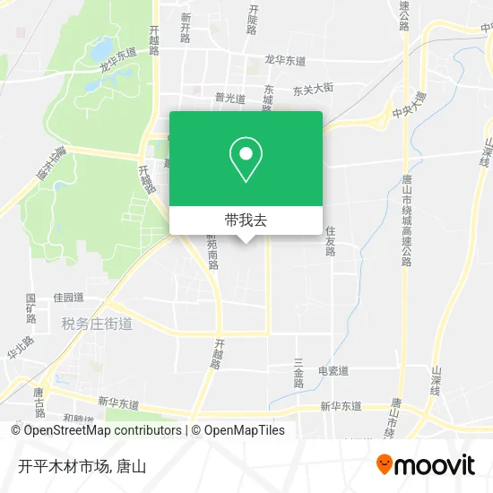 开平木材市场地图