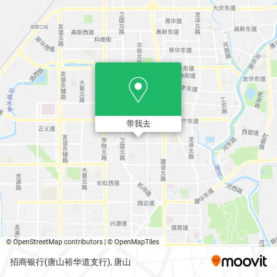招商银行(唐山裕华道支行)地图