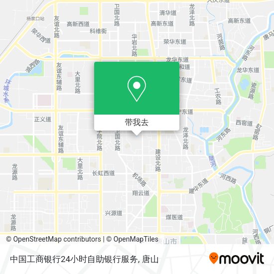 中国工商银行24小时自助银行服务地图