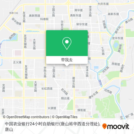 中国农业银行24小时自助银行(唐山裕华西道分理处)地图