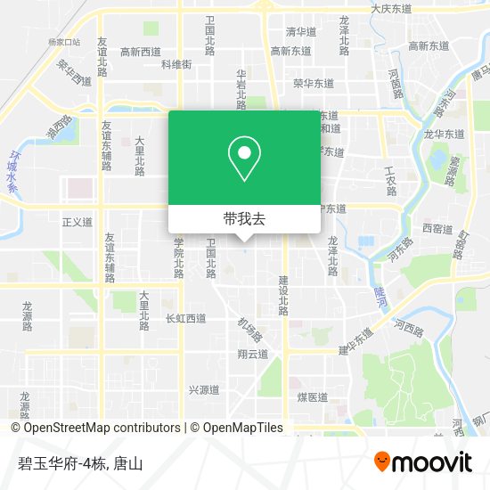 碧玉华府-4栋地图