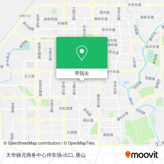 天华丽元商务中心停车场-出口地图