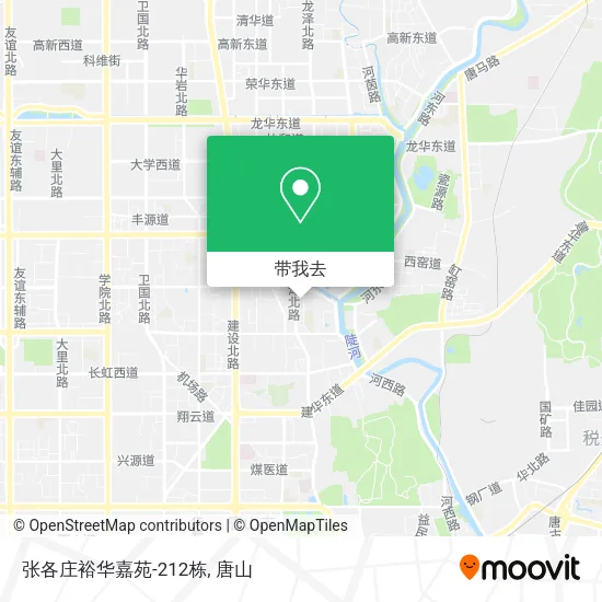 张各庄裕华嘉苑-212栋地图