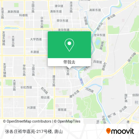 张各庄裕华嘉苑-217号楼地图