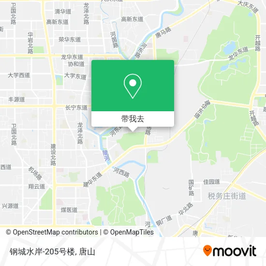 钢城水岸-205号楼地图