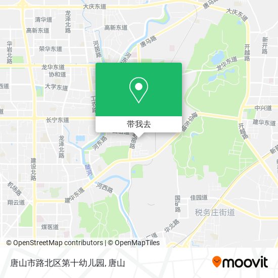 唐山市路北区第十幼儿园地图