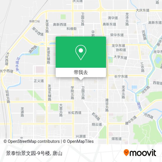 景泰怡景文园-9号楼地图