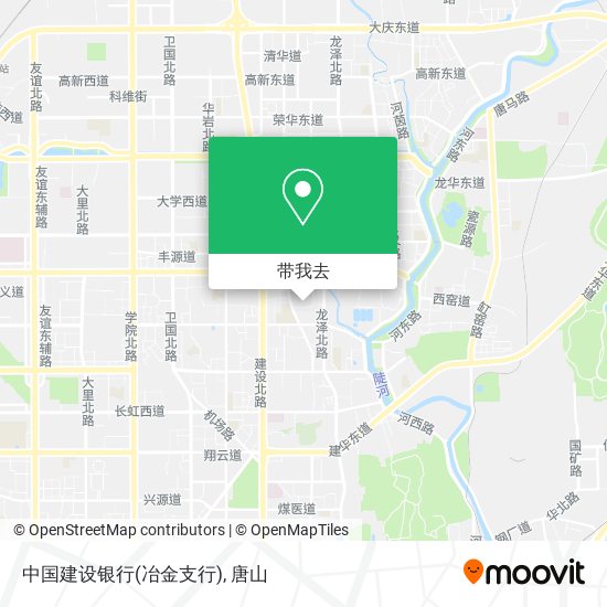 中国建设银行(冶金支行)地图