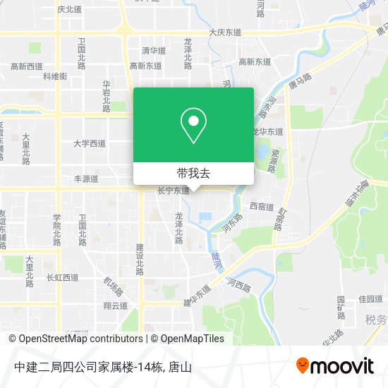 中建二局四公司家属楼-14栋地图