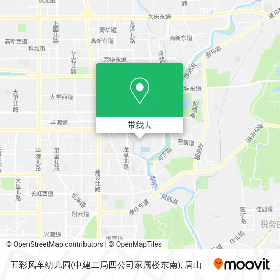 五彩风车幼儿园(中建二局四公司家属楼东南)地图