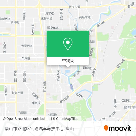 唐山市路北区宏途汽车养护中心地图