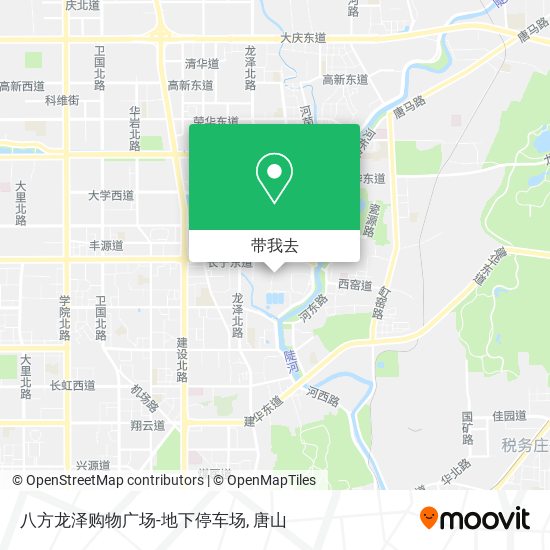 八方龙泽购物广场-地下停车场地图
