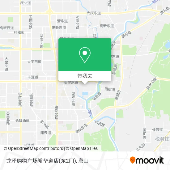 龙泽购物广场裕华道店(东2门)地图