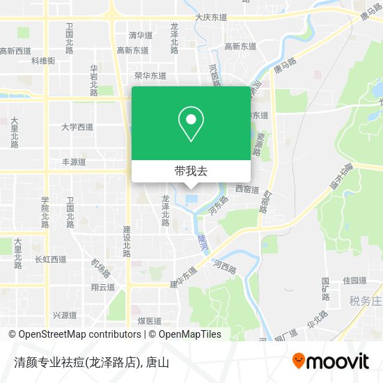 清颜专业祛痘(龙泽路店)地图
