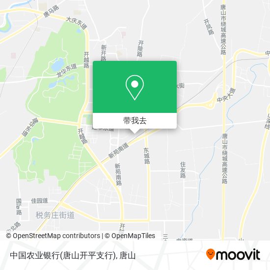 中国农业银行(唐山开平支行)地图