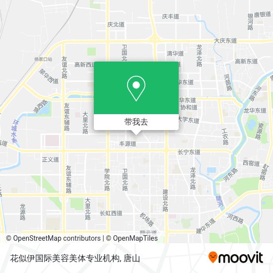 花似伊国际美容美体专业机构地图