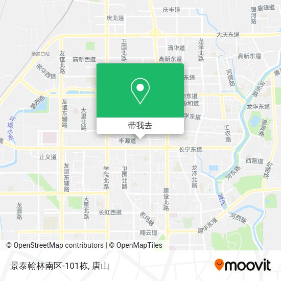 景泰翰林南区-101栋地图