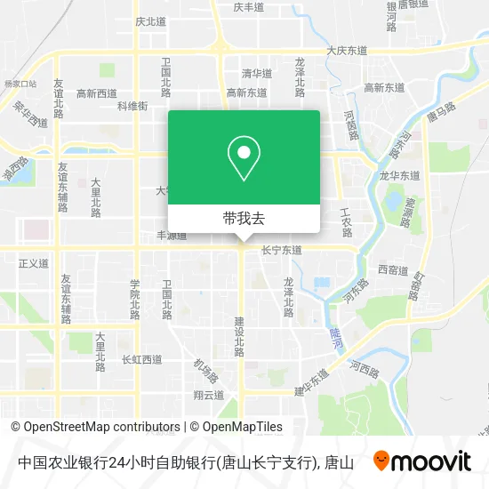 中国农业银行24小时自助银行(唐山长宁支行)地图