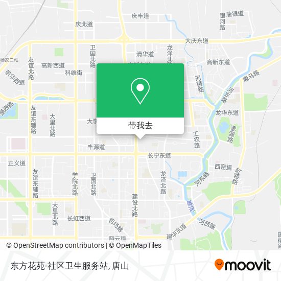 东方花苑-社区卫生服务站地图