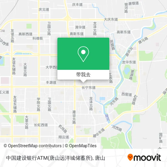 中国建设银行ATM(唐山远洋城储蓄所)地图