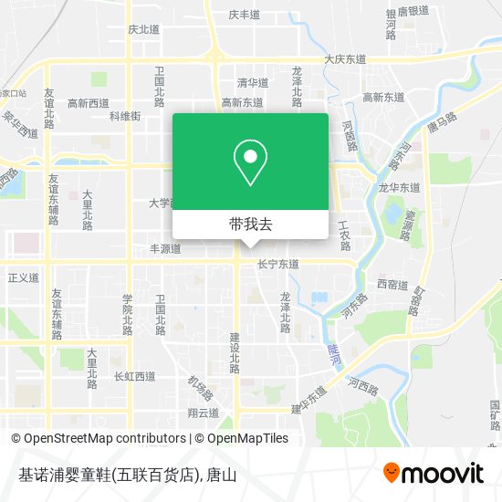 基诺浦婴童鞋(五联百货店)地图